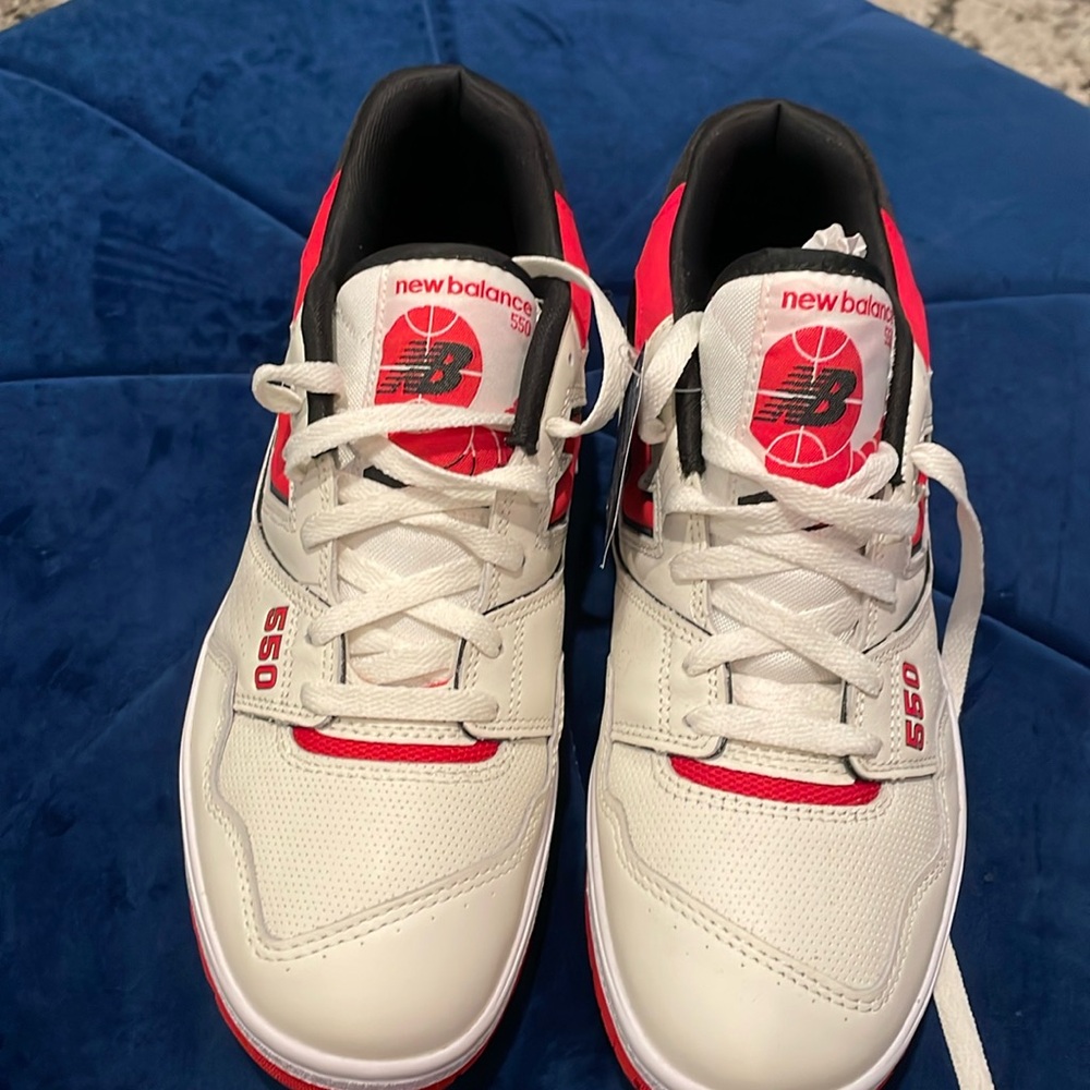 New Balance 550 Men's sneakers shoes‎ ‘white & red size 11 us
